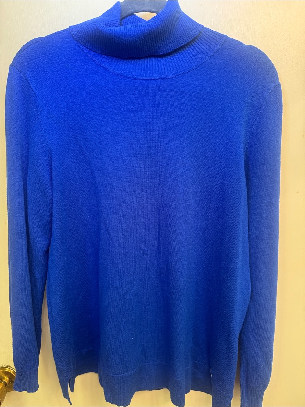 Calvin Klein Bright Blue Turtleneck Sweater